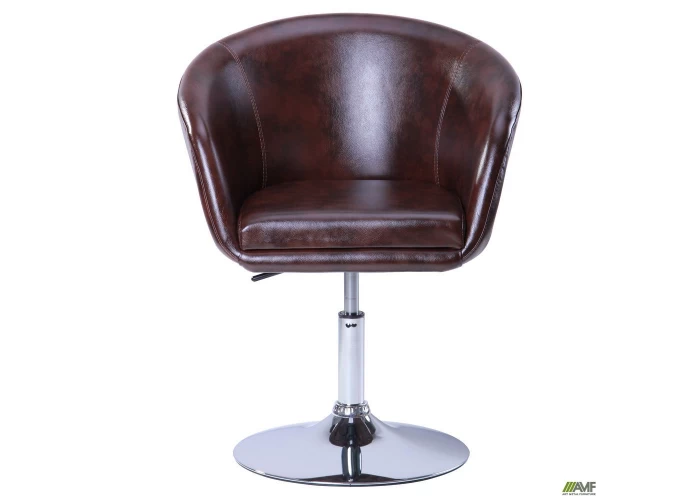  Крісло Дамкар Хром Мадрас дк браун  4 — замовити в PORTES.UA