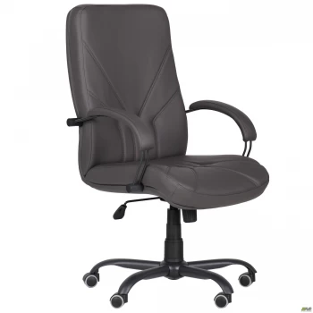 Крісло Менеджер Чорний графіт Tilt Неаполь N-24
