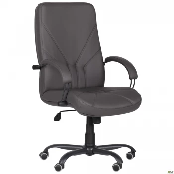 Крісло Менеджер Чорний графіт Tilt Неаполь N-24