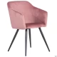 Крісло Lynette black / canyon rose