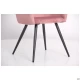 Крісло Lynette black / canyon rose