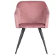 Крісло Lynette black / canyon rose