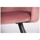 Крісло Lynette black / canyon rose