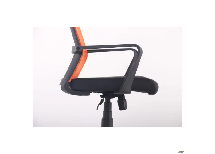  Крісло Neon HR сидіння Саванна nova Black 19/спинка Сітка оранж  16 — замовити в PORTES.UA
