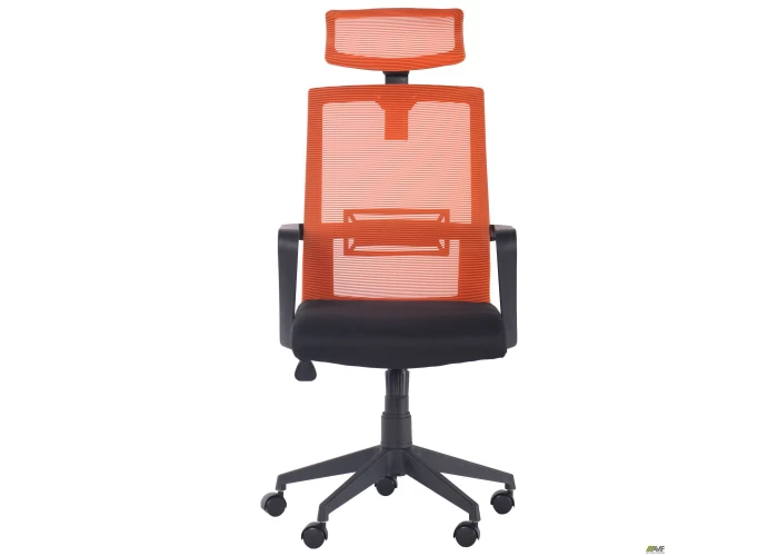  Крісло Neon HR сидіння Саванна nova Black 19/спинка Сітка оранж  3 — замовити в PORTES.UA