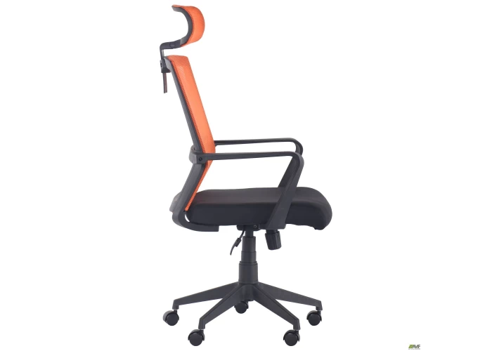  Крісло Neon HR сидіння Саванна nova Black 19/спинка Сітка оранж  4 — замовити в PORTES.UA