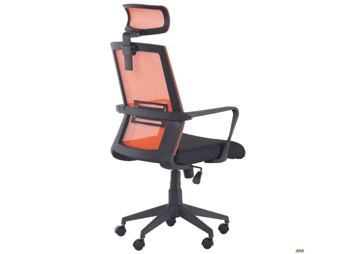  Крісло Neon HR сидіння Саванна nova Black 19/спинка Сітка оранж  5 — замовити в PORTES.UA