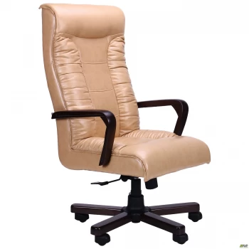 Крісло Кінг Флеш ANYFIX горіх Мадрас голд беж