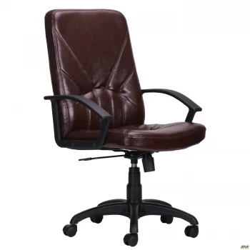 Крісло Менеджер Пластик Мадрас дк браун
