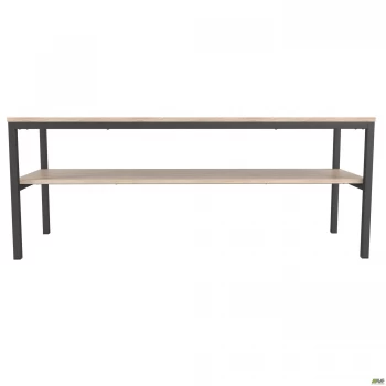 Стіл консольний Triton (1300х400х696) Дуб Сонома/Чорний графіт