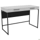 Стол Campari Cr1200 (1200х500х800Н) черный/Белый