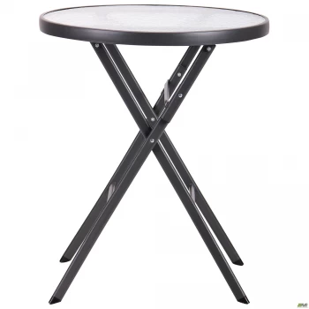 Стол Maya т.серый, стекло