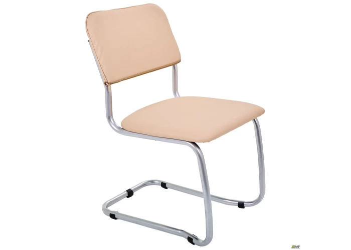  Стул Квест алюм Кожзам бежевый  2 — купить в PORTES.UA