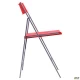 Стілець Ібіца алюм пластик червоний