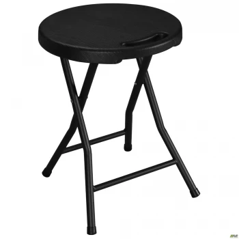 Табурет складной Seat пластик черный