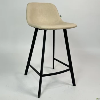 Стул барный Clint кожзам кремовый