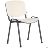 Стілець із чорний Скаден молочний