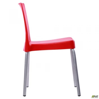 Стул Корсика алюм пластик красный