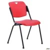 Стілець Рольф чорний пластик червоний
