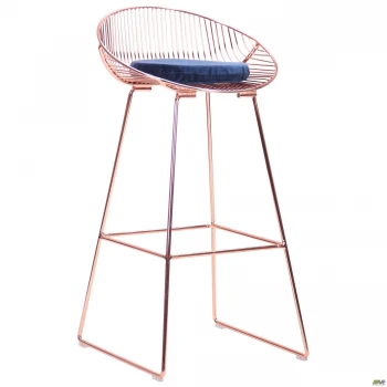 Барний стілець Chik, rose gold, royal blue