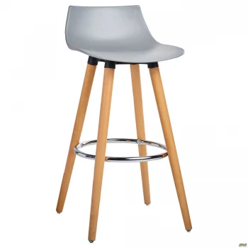 Стілець барний Delie бук/сірий