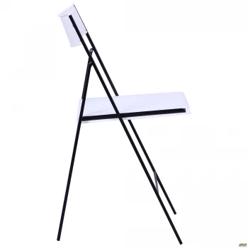 Стул Ибица черный пластик белый