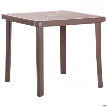 Стол Nettuno 80х80 пластик тауп