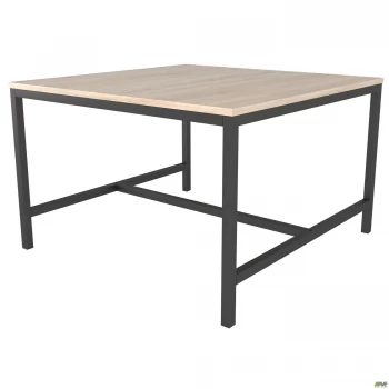 Стіл журнальний Triton (800х800х516) Дуб Сонома/Чорний графіт