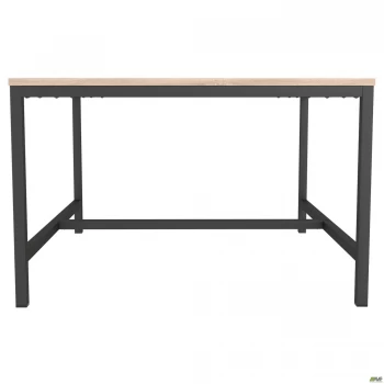 Стіл журнальний Triton (800х800х516) Дуб Сонома/Чорний графіт