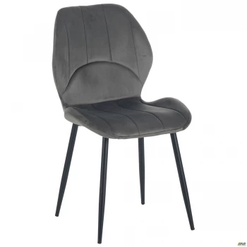 Стул Astra черный/ вельвет светлый хаки