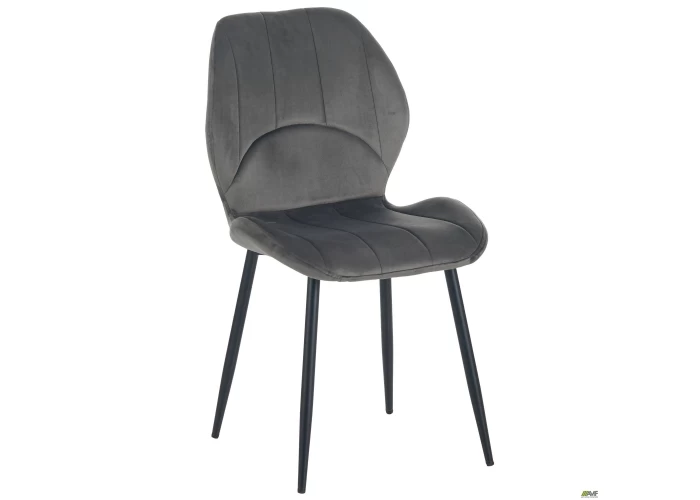  Стул Astra черный/ вельвет светлый хаки  1 — купить в PORTES.UA