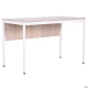 Уд_Стол письменный Осло (1187х600х750) белый беж, Дуб Сонома со штрихкодом EAN