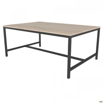 Стіл журнальний Triton (1200х800х516) Дуб Сонома/Чорний графіт