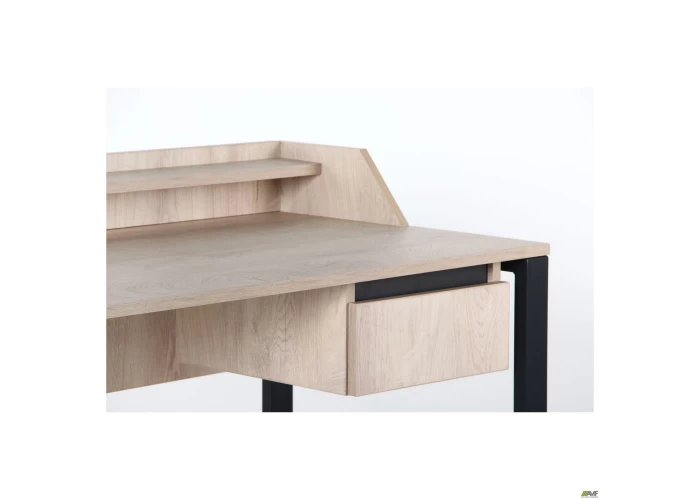  Стол компьютерный Pluto Top SH (1200х600х750) Дуб Эндгрейн/Черный графит  16 — купить в PORTES.UA