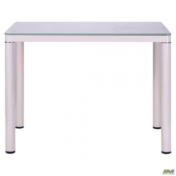 Стол Ронда База сливочный/Стекло бежевый