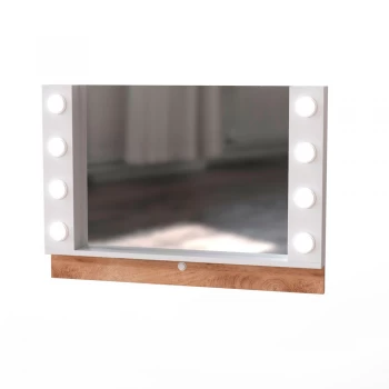 Туалетный столик с зеркалом Picassa Пепельный Софттач