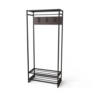 Art in head – Вішалка Треліс 10 Ferrumon Чорний / Венге