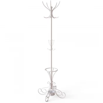 Меблі фабрики Art in head – Вішалка 10 Ferrumon Білий