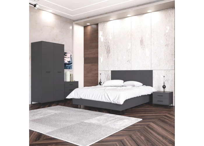  Кровать Ascet Графит 1400*2000  5 — купить в PORTES.UA