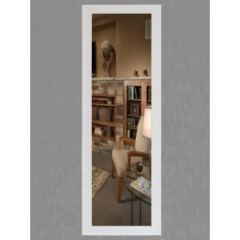 Зеркало в белой раме в прихожую Amsterdam