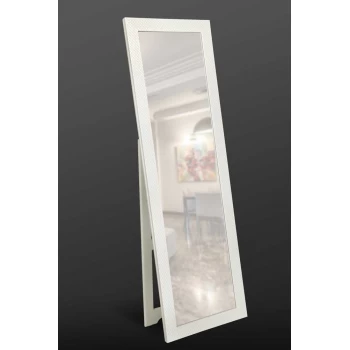 Зеркало в белой раме в прихожую Amsterdam