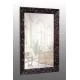 Зеркало настенное Italy black в черной раме, глянец