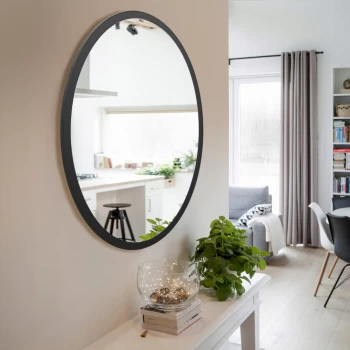 Современное зеркало в прихожую в стиле лофт ЗН-2