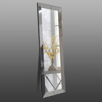Изящное зеркало лофт в прихожую Mars chrome