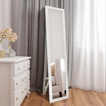 Декоративное зеркало в прихожую лофт Arctic white