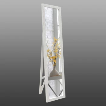 Декоративное зеркало в прихожую лофт Arctic white