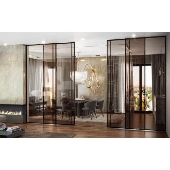 Межкомнатная перегородка для зонирования комнаты, изготовленная по индивидуальным размерам - Filetto
