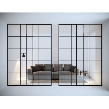 Межкомнатная перегородка для зонирования пространства в современном интерьере - Comodo