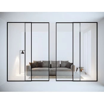 Межкомнатная перегородка с дверью для удобства использования - Leggeri