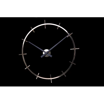 Дизайнерський годинник Excellent - нікель глянець